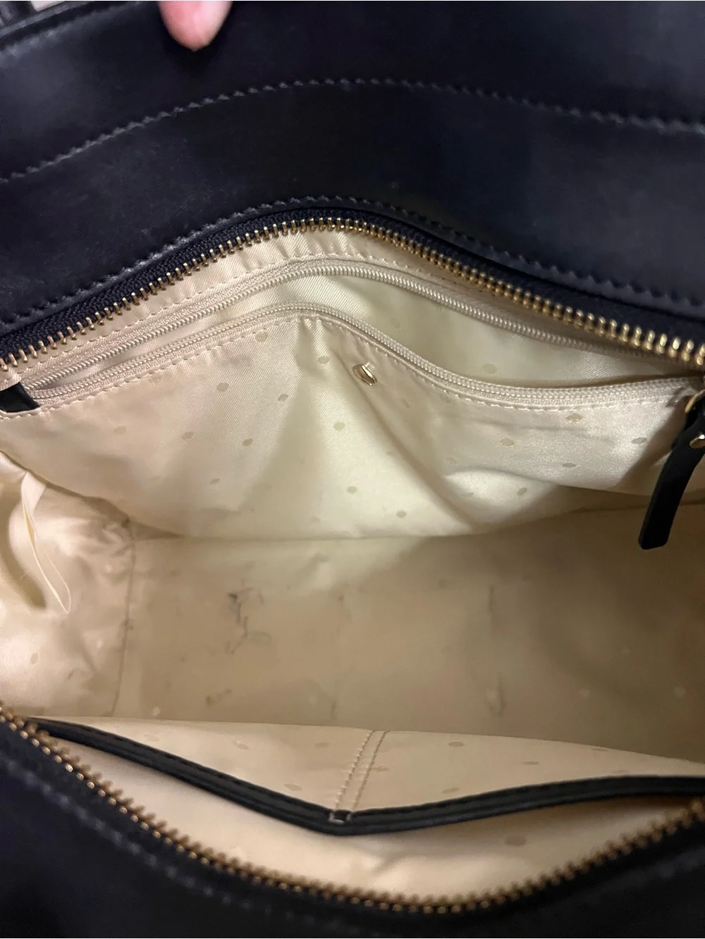 🖤 Kate Spade New York Black Leather Satchel Crossbody Purse Top Handle Bag